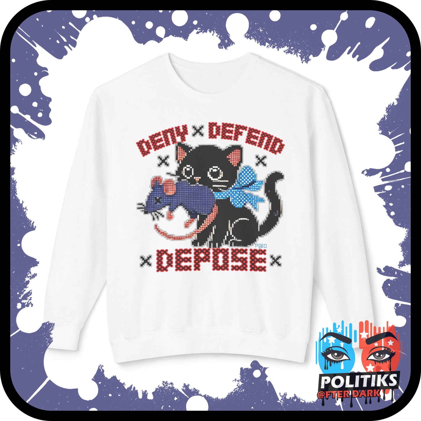 Cross Stitch Kitten & Dead Mouse || Deny Defend Depose