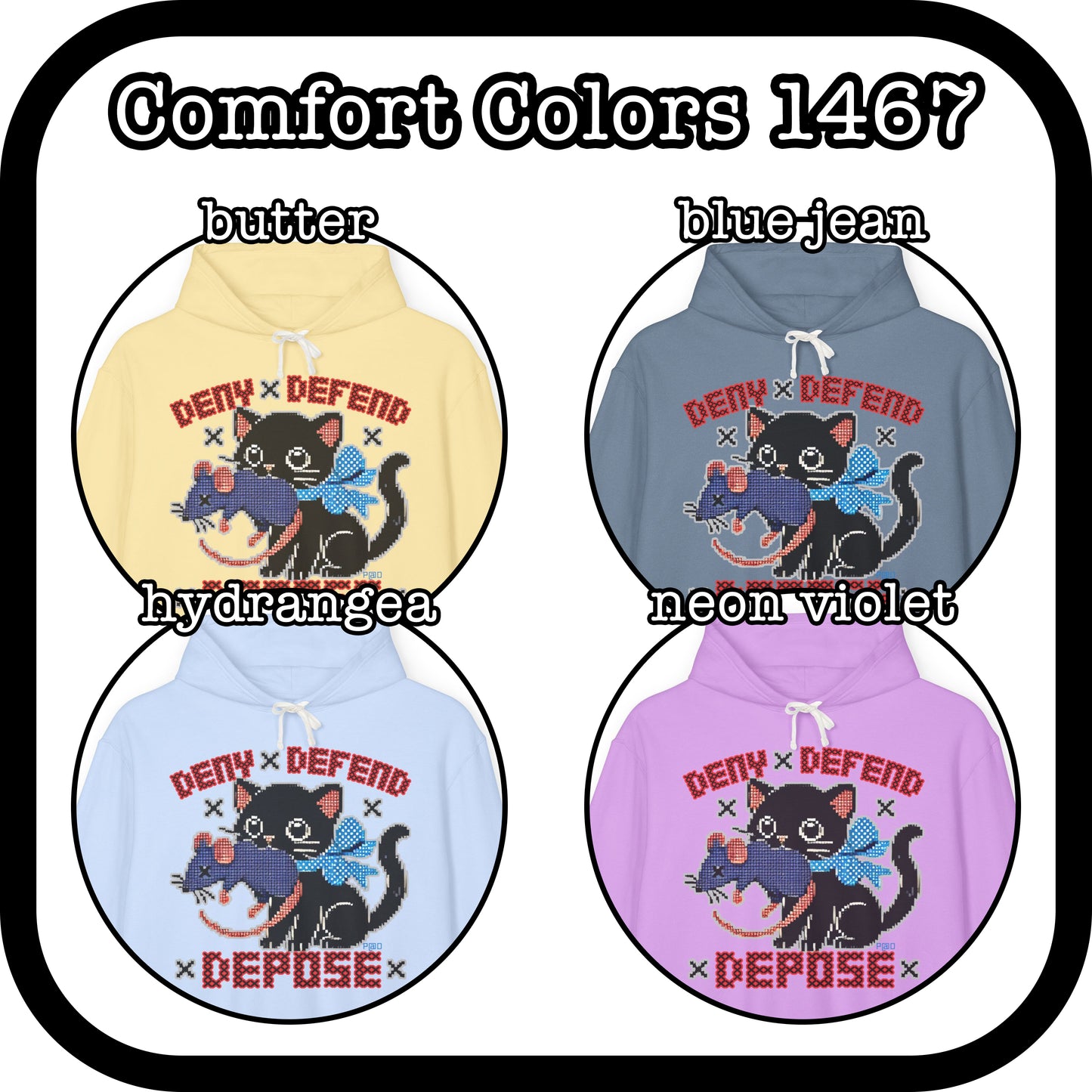 Cross Stitch Kitten & Dead Mouse || Deny Defend Depose