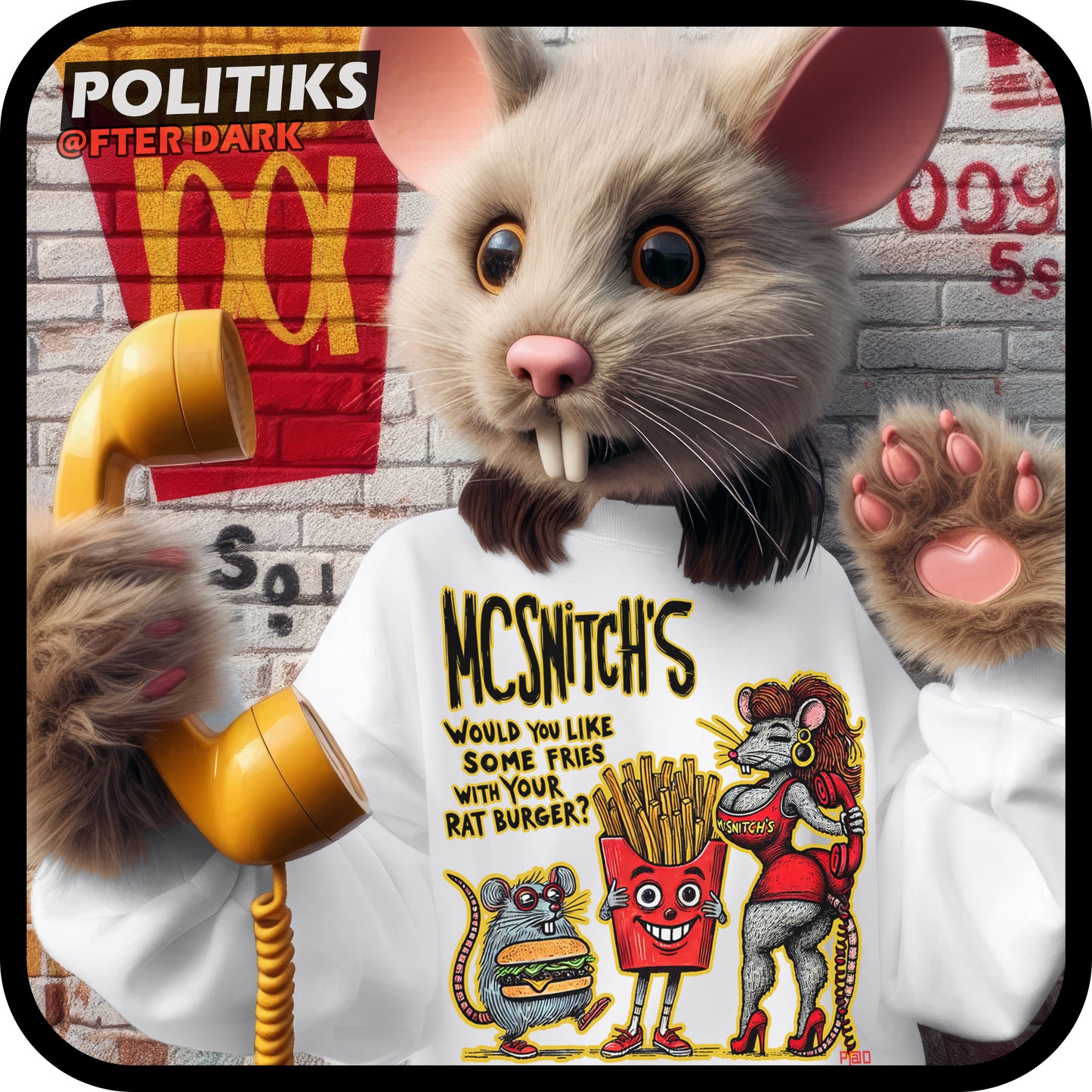 McSnitch's Happy Fast Food || Fries With Your Rat Burger